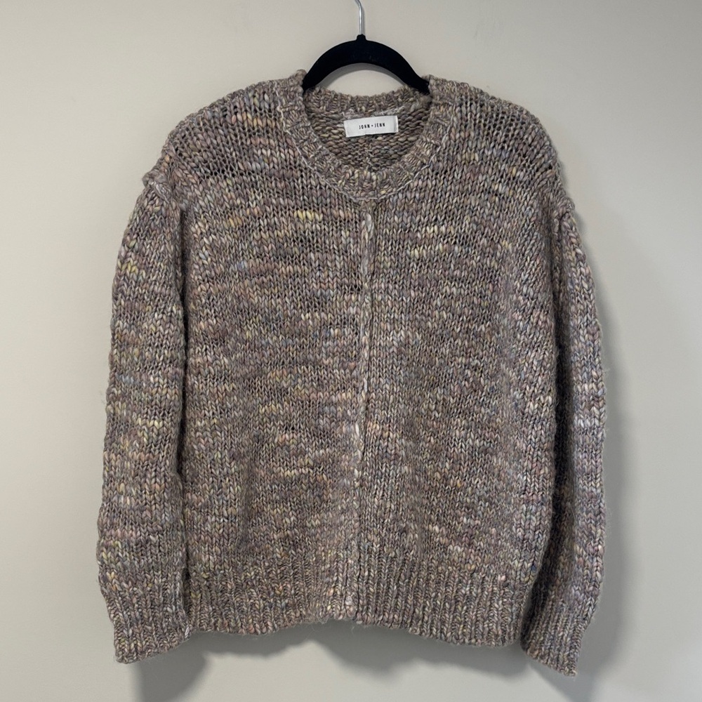 John + Jenn Colourful Chunky Knit Sweater